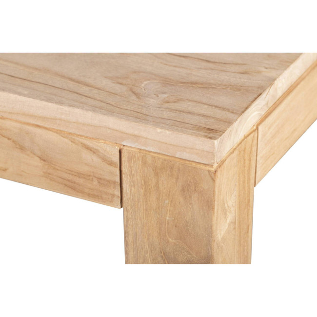 Mesa modelo Tudons en madera de teca natural lijado fina | bosco