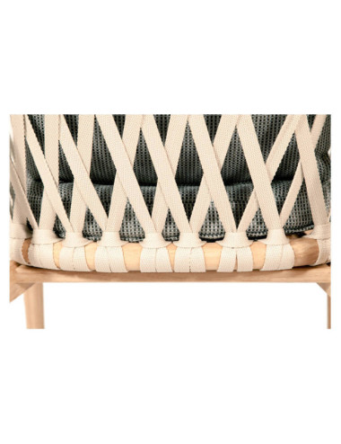 Silla Roca en madera maciza de teca natural acabado fino | bosco
