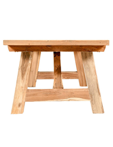 Mesa modelo Putxet en madera de teca natural lijado fina | bosco