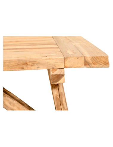 Mesa modelo Putxet en madera de teca natural lijado fina | bosco