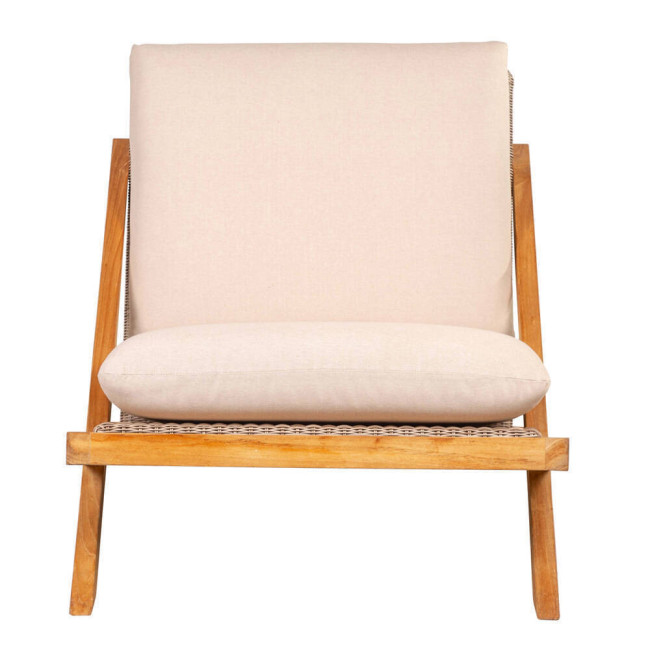 Sillón Macar en madera maciza de teca natural acabado fino | bosco