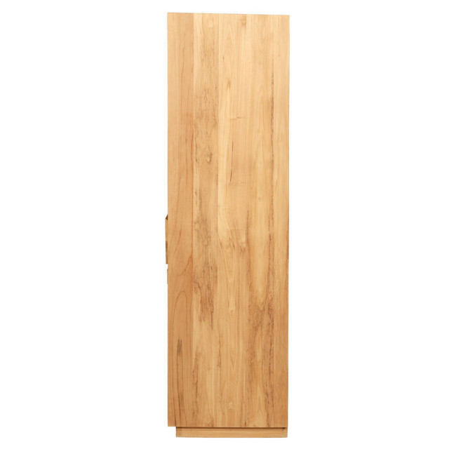 Vitrina Sant Felip en madera de teca natural con cajones y cristal | bosco
