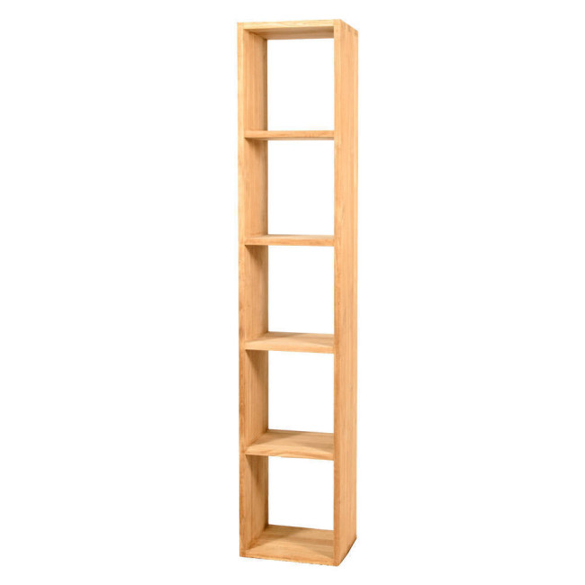 Estantería Cala Pilar en madera de teca natural de diseño minimalista| bosco
