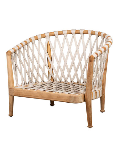 Sillón Es Codolar en madera maciza de teca natural acabado fino | bosco