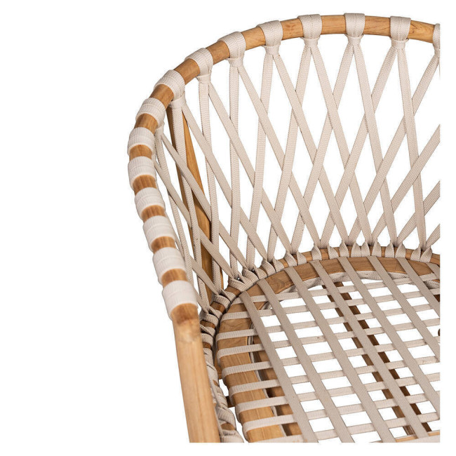 Sillón Es Codolar en madera maciza de teca natural acabado fino | bosco