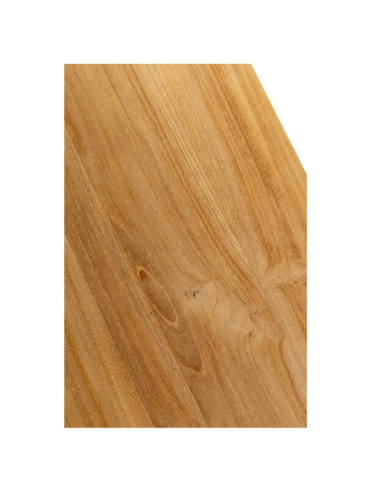 MESA CONSOLA BINIDALI DE MADERA DE TECA ACABADO LIJADO FINO