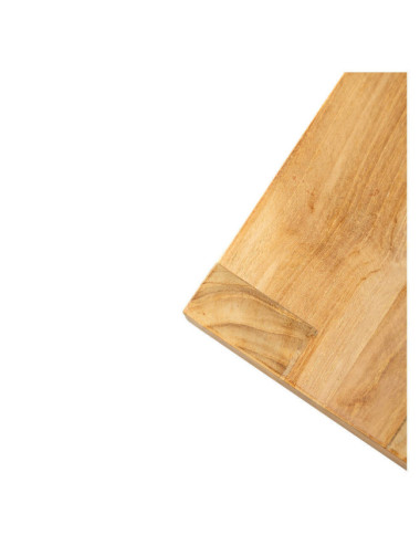 MESA CONSOLA BINIDALI DE MADERA DE TECA ACABADO LIJADO FINO