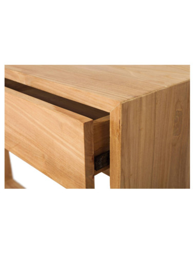RT-1052A CONSOLA 2 CAJONES BINANCOLLA DE 120 X 35 X 85H. MADERA TECA