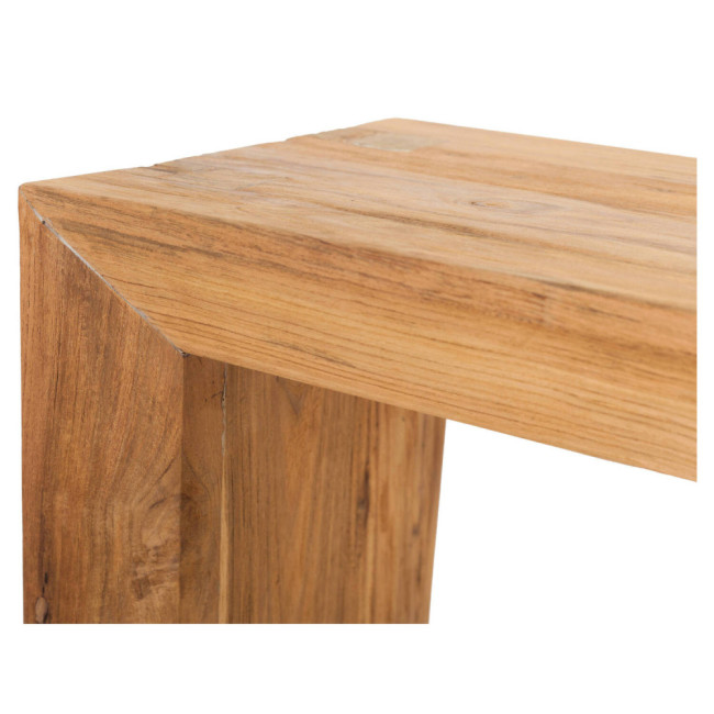 GT-6030A CONSOLA BINIXICA DE 150 X 35 X 78H. TECA RECICLADA RASGADO