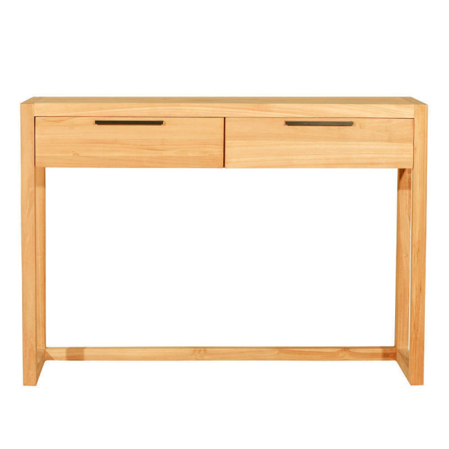 RT-1102A CONSOLA BINIPARRELL DE 120 X 35 X 85H. MADERA DE TECA