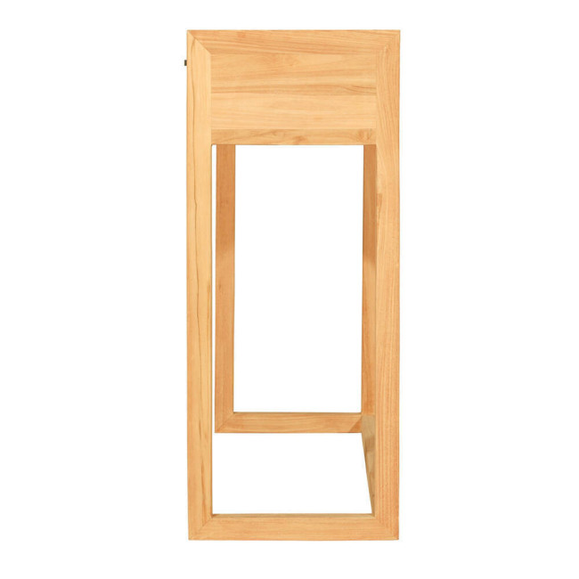 RT-1102A CONSOLA BINIPARRELL DE 120 X 35 X 85H. MADERA DE TECA