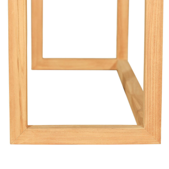 RT-1102A CONSOLA BINIPARRELL DE 120 X 35 X 85H. MADERA DE TECA