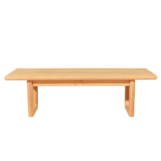 Mesa modelo S´Ullestra en madera de teca natural lijado fina | bosco
