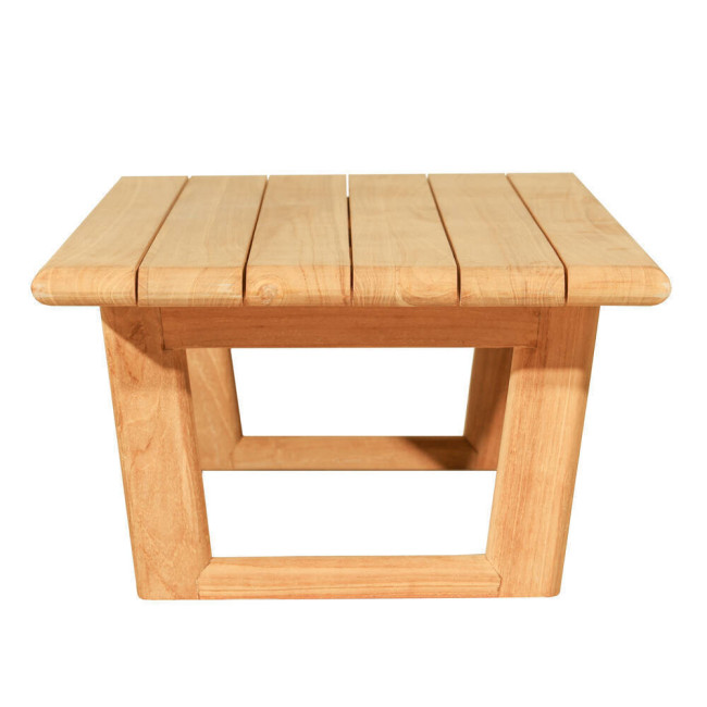 Mesa modelo S´Ullestra en madera de teca natural lijado fina | bosco