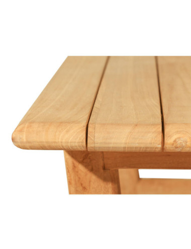 Mesa modelo S´Ullestra en madera de teca natural lijado fina | bosco