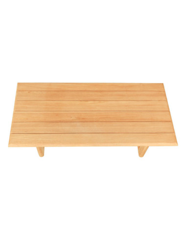 Mesa modelo S´Ullestra en madera de teca natural lijado fina | bosco