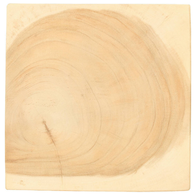 TABURETE TALLADO EN S EN MADERA DE SUAR DE 30 X 30 X 45H.