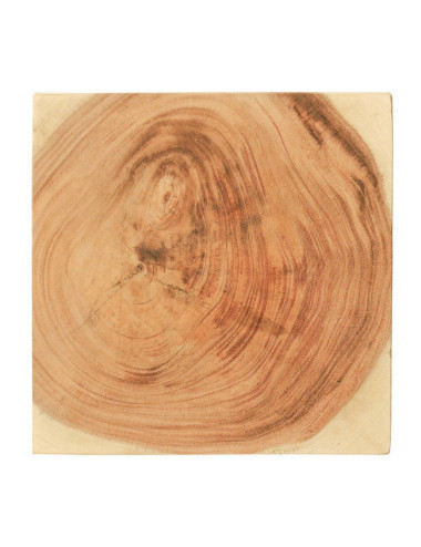 Taburete Brut en madera de suar natural con forma escultórica| bosco
