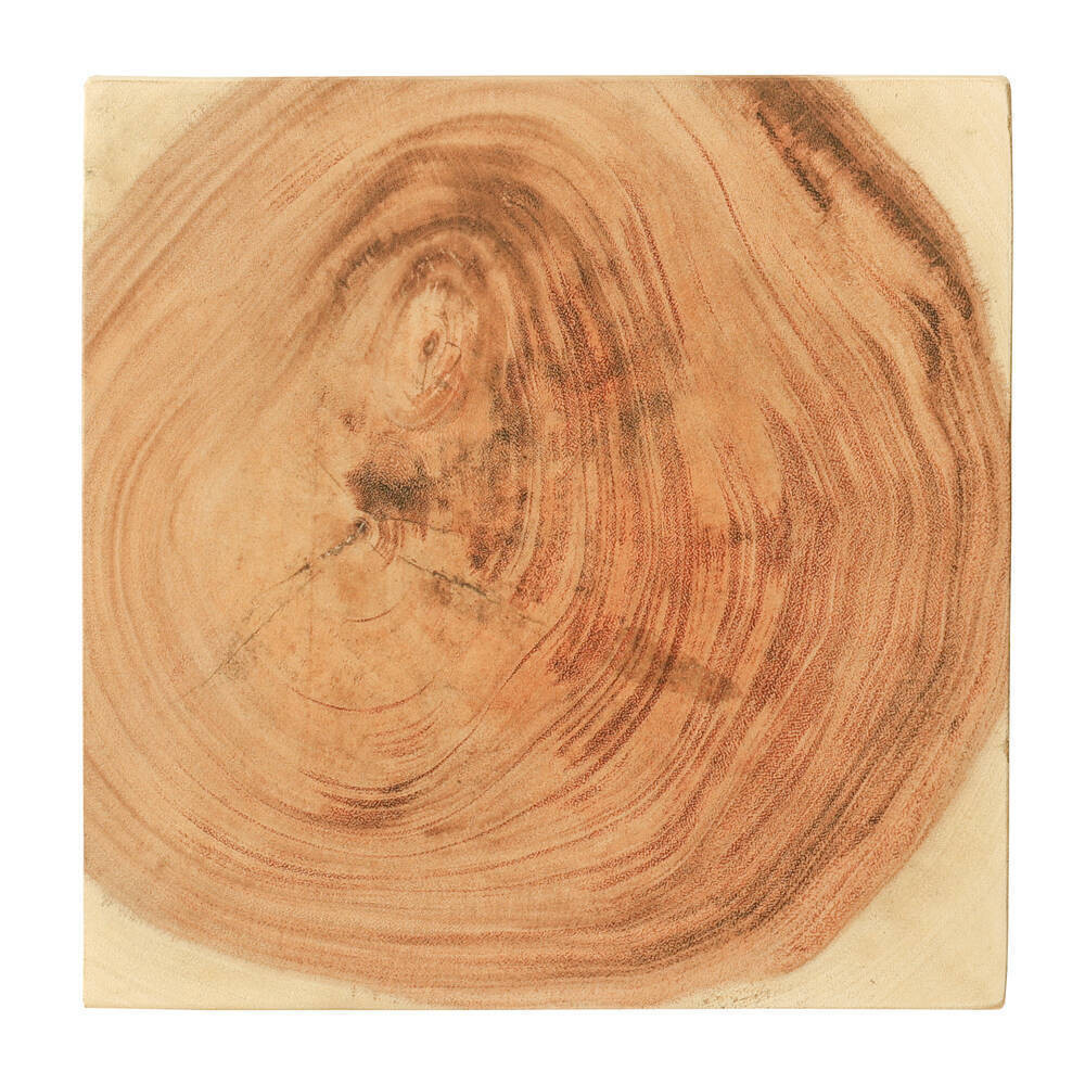 Taburete Brut en madera de suar natural con forma escultórica| bosco