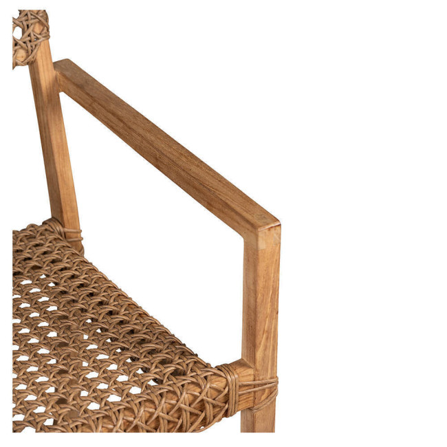 Silla Gregal en madera maciza de teca natural acabado fino | bosco
