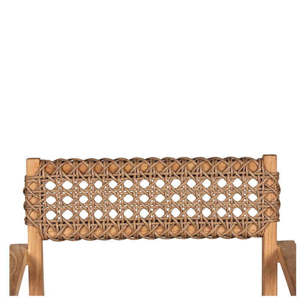 Silla Gregal en madera maciza de teca natural acabado fino | bosco
