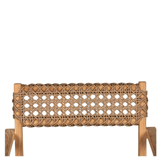 Silla Gregal en madera maciza de teca natural acabado fino | bosco