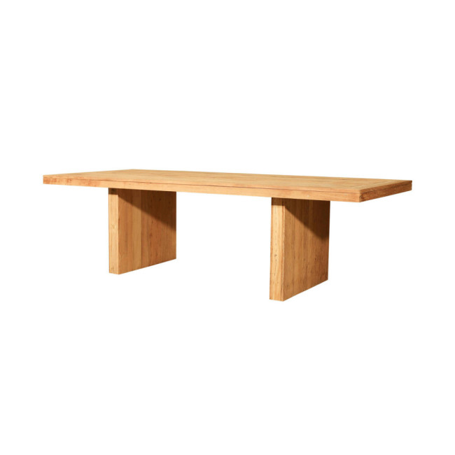 MESA COMEDOR GALMES DE MADERA DE TECA RECICLADA ACABADO SEMI RUSTICO