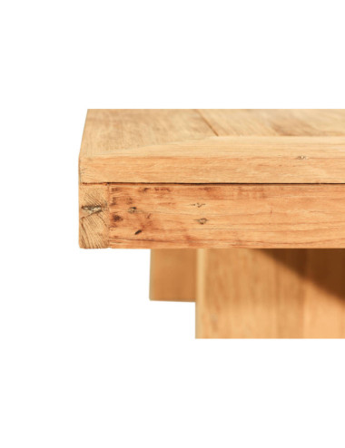 MESA COMEDOR GALMES DE MADERA DE TECA RECICLADA ACABADO SEMI RUSTICO