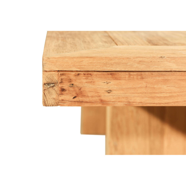 MESA COMEDOR GALMES DE MADERA DE TECA RECICLADA ACABADO SEMI RUSTICO