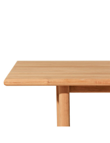 Mesa modelo l´Enzell en madera de teca natural lijado fina | bosco