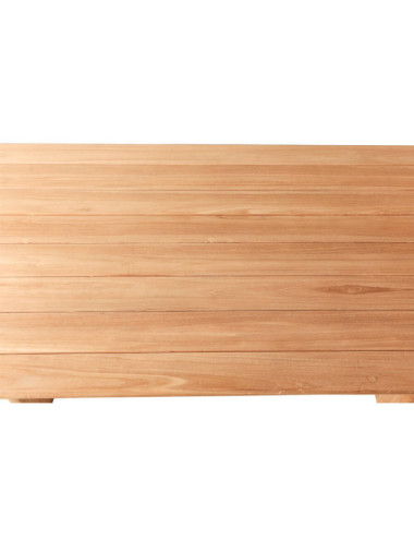 Mesa modelo l´Enzell en madera de teca natural lijado fina | bosco