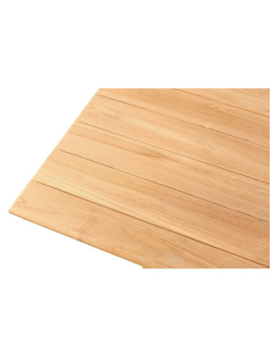 Mesa modelo l´Enzell en madera de teca natural lijado fina | bosco