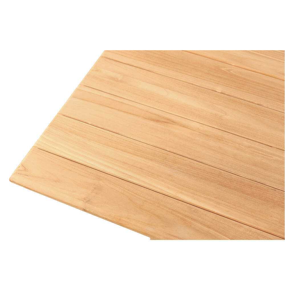 Mesa modelo l´Enzell en madera de teca natural lijado fina | bosco