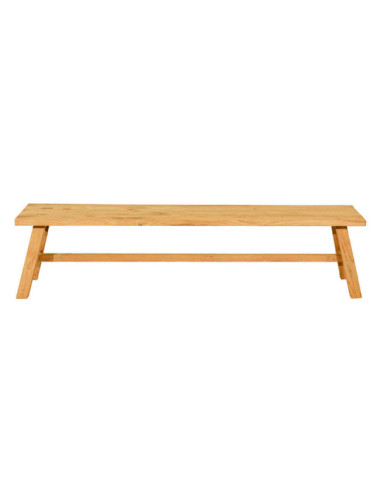 BANCO SON VILAR DE MADERA DE TECA RECICLADA ACABADO SEMI RUSTICO