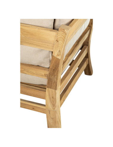 Modulo rinconero en madera de teca reciclada acabado semi rustico | bosco