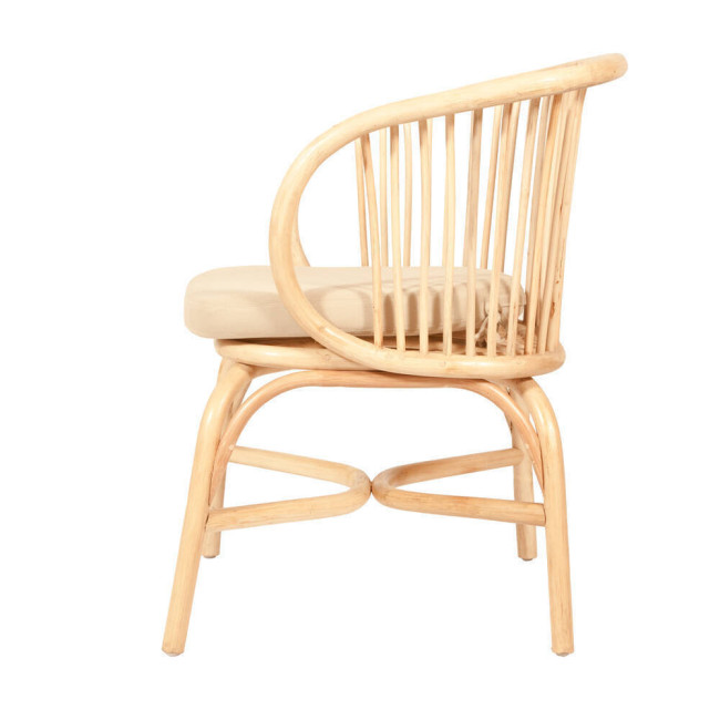 Silla Es Murtar fabricada en bambú acabado natural | bosco