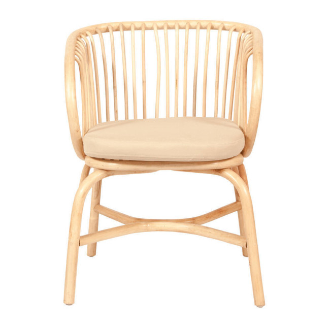 Silla Es Murtar fabricada en bambú acabado natural | bosco