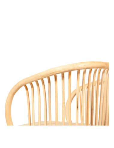 Silla Es Murtar fabricada en bambú acabado natural | bosco