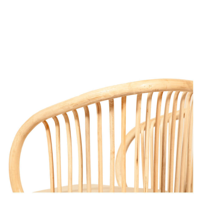 Silla Es Murtar fabricada en bambú acabado natural | bosco
