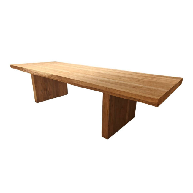 Mesa modelo Son Vell en madera de teca reciclada acabado semi rustico | bosco
