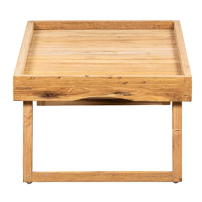 Mesa modelo Talaes en madera de teca reciclada acabado rasgado | bosco